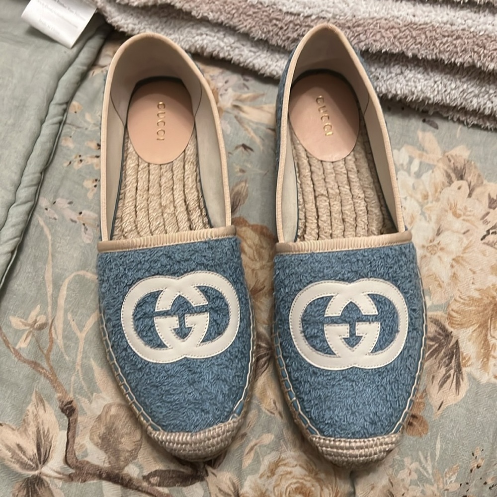 NWOT Gucci Espadrilles Flats US 8